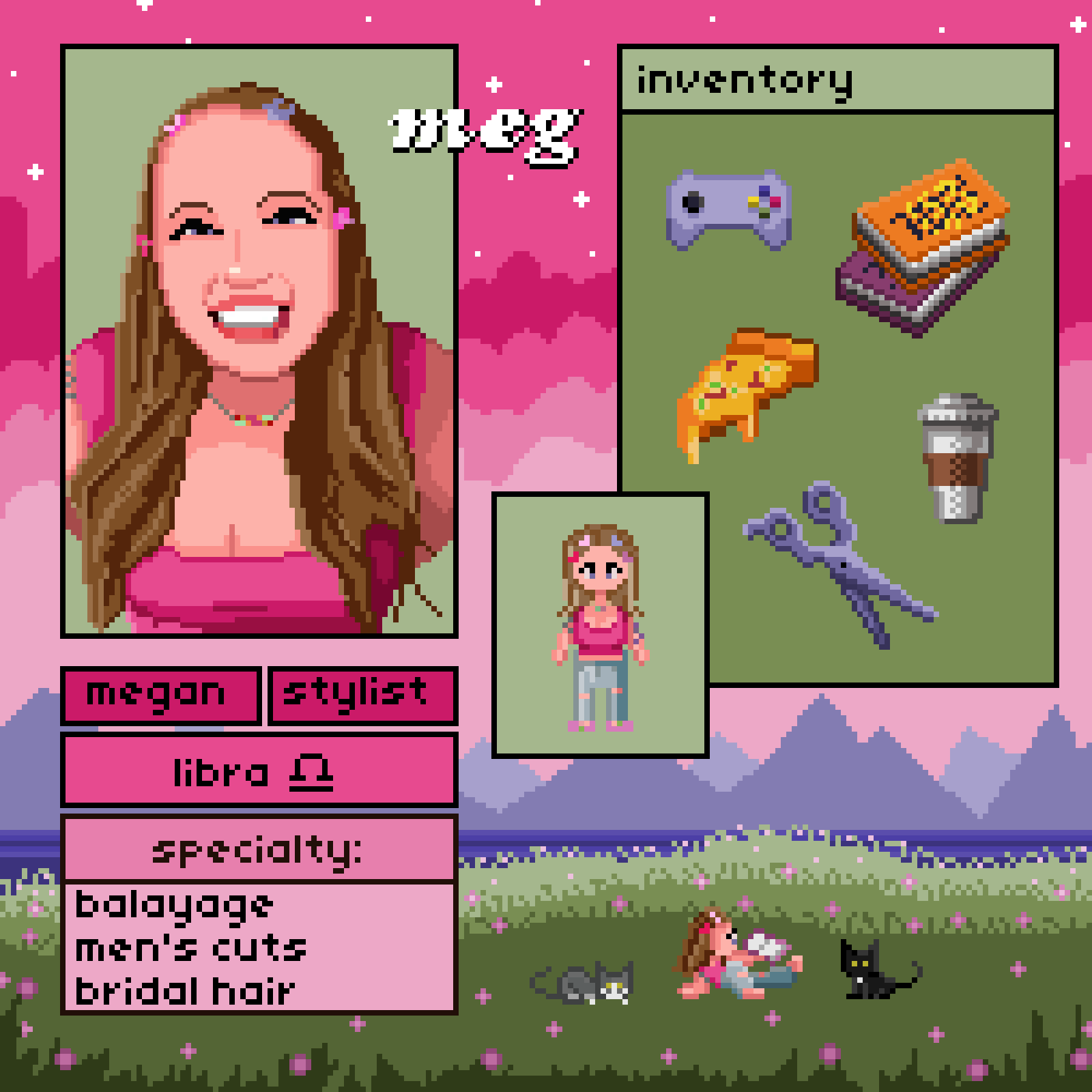 Megan Smith, hair colourist and bridal hair stylist at Coven Collective, Oak Bay Victoria BC