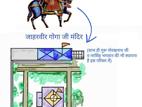 जाहर वीर मंदिर, सीता आश्रम, चन्दौसी
