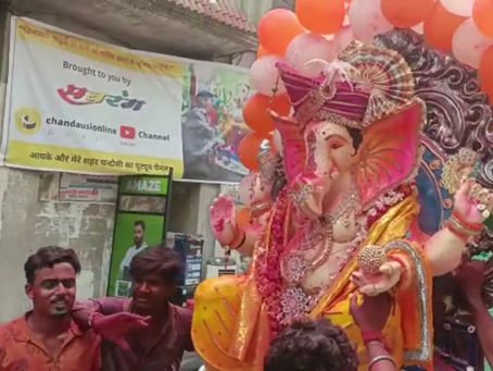 चन्दौसी में गणेशोत्सव का विहंगावलोकन।