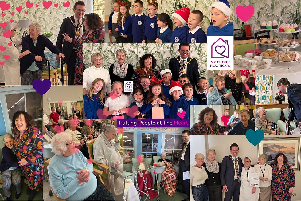 Mayor Huw David Celebrates the Season with Danygraig Residents!