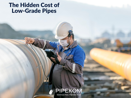 🏗 The Hidden Cost of Low-Grade Pipes: Why Quality Matters in Critical Infrastructure