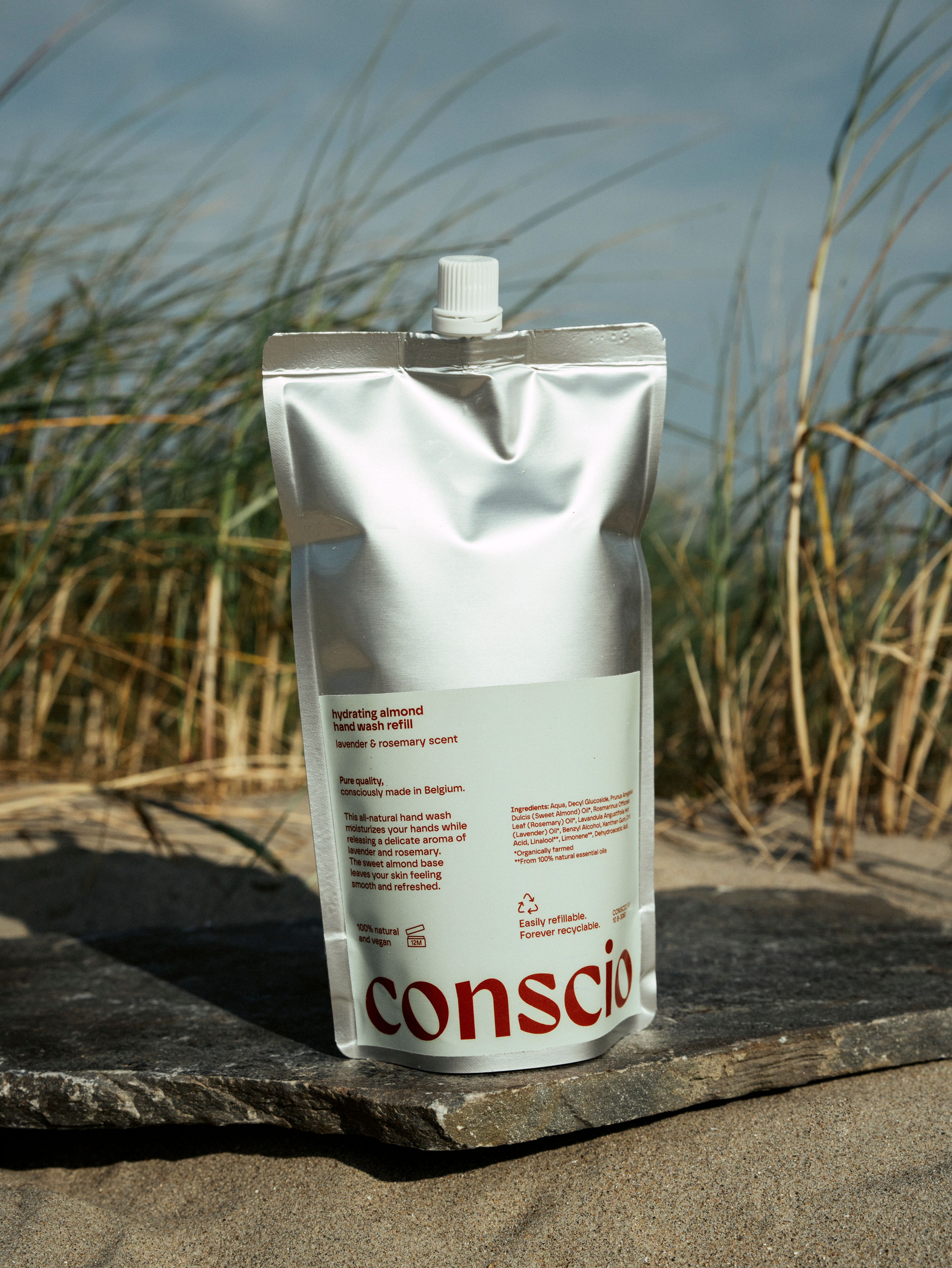 Hydraterende amandel handzeep (hervulling)