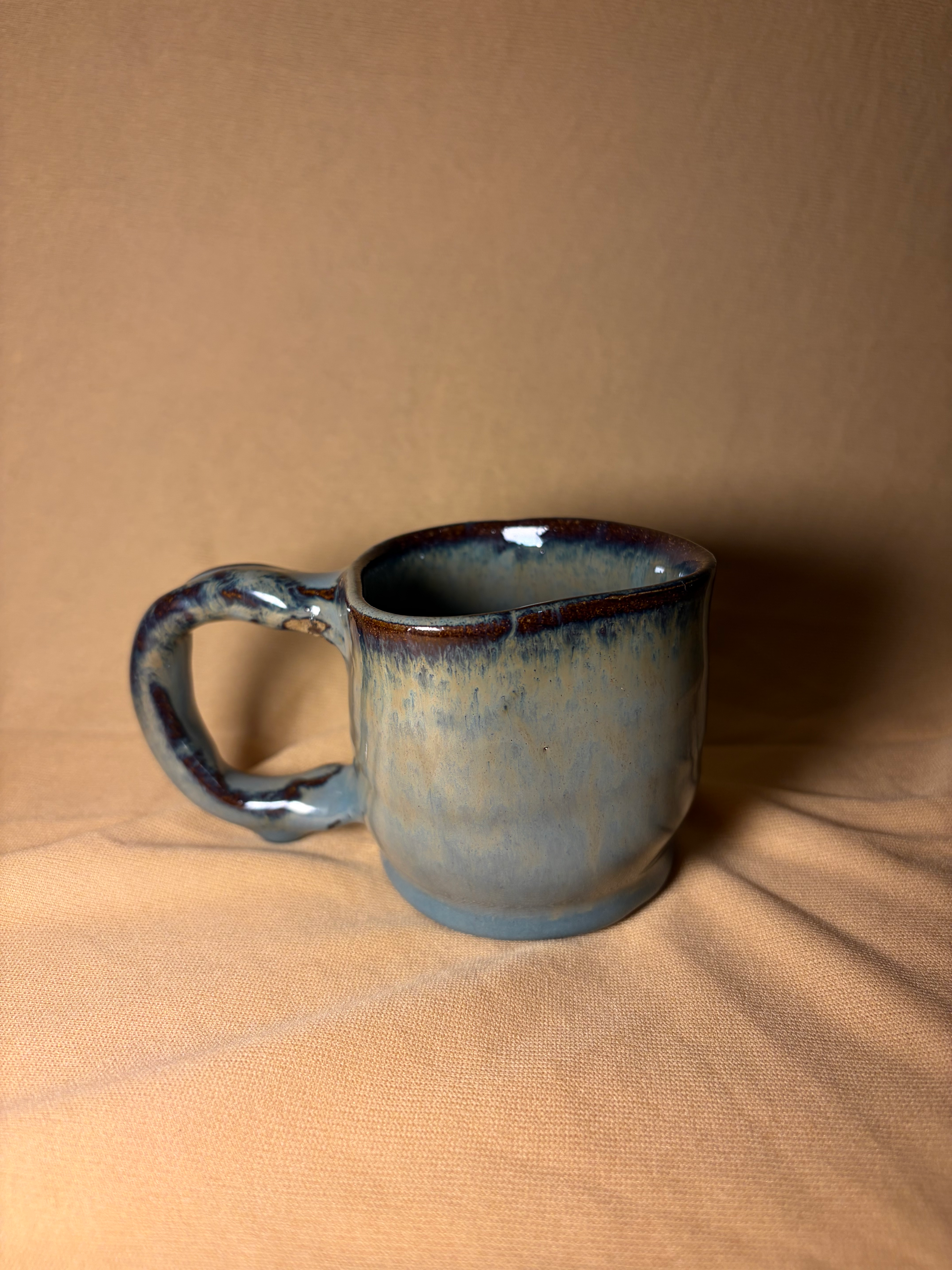 muddy blue mug