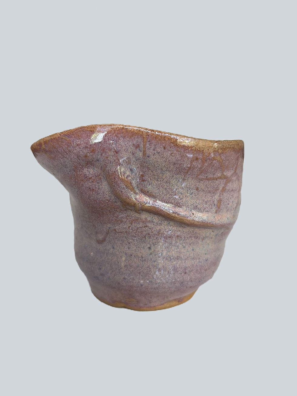 iridescent cherry blossom planter with hole for water drainage