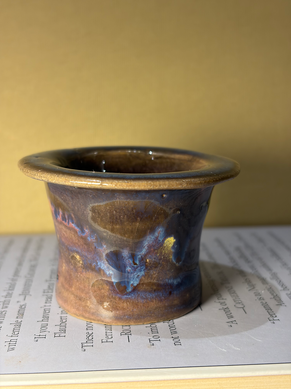 Thumbnail: iridescent candle holder