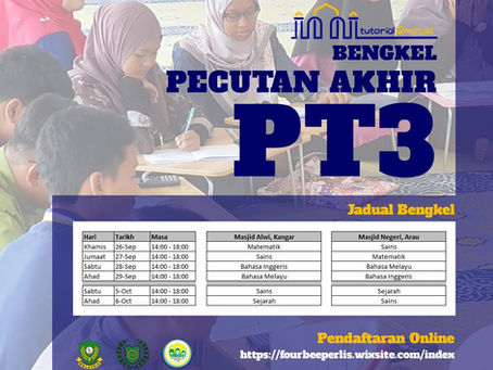 Bengkel Pecutan Akhir: Peperiksaan PT3