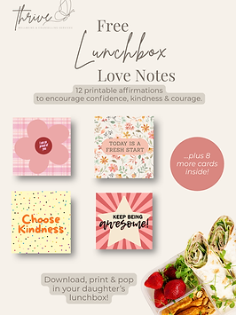 Lunchbox Love Notes Sample
