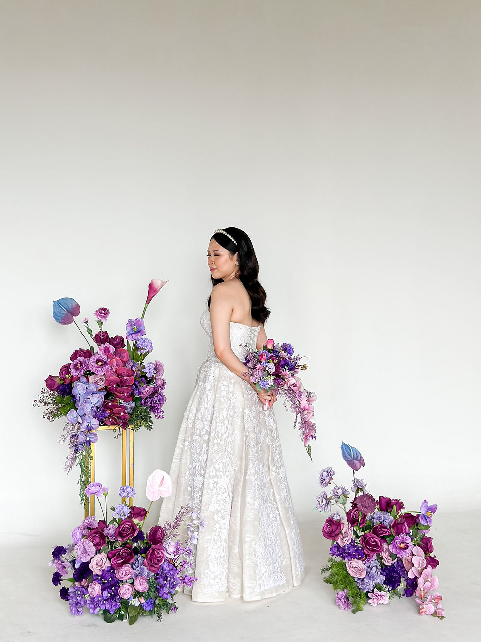 Thumbnail: Rent - Artificial Bouquet Purple