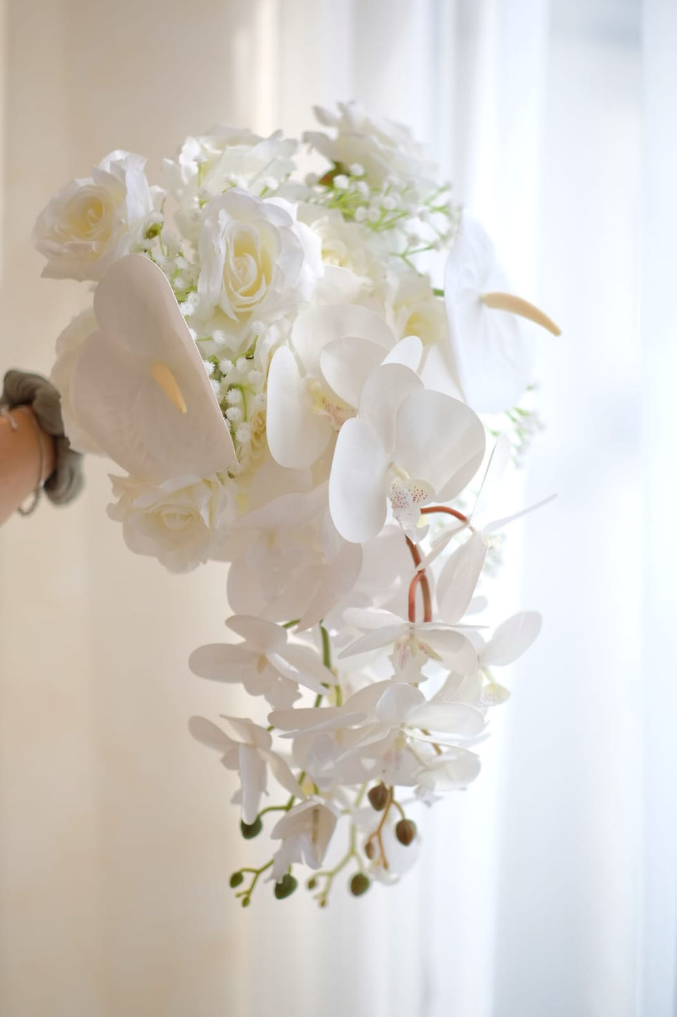 Thumbnail: Rent - Artificial Bouquet Pure White 