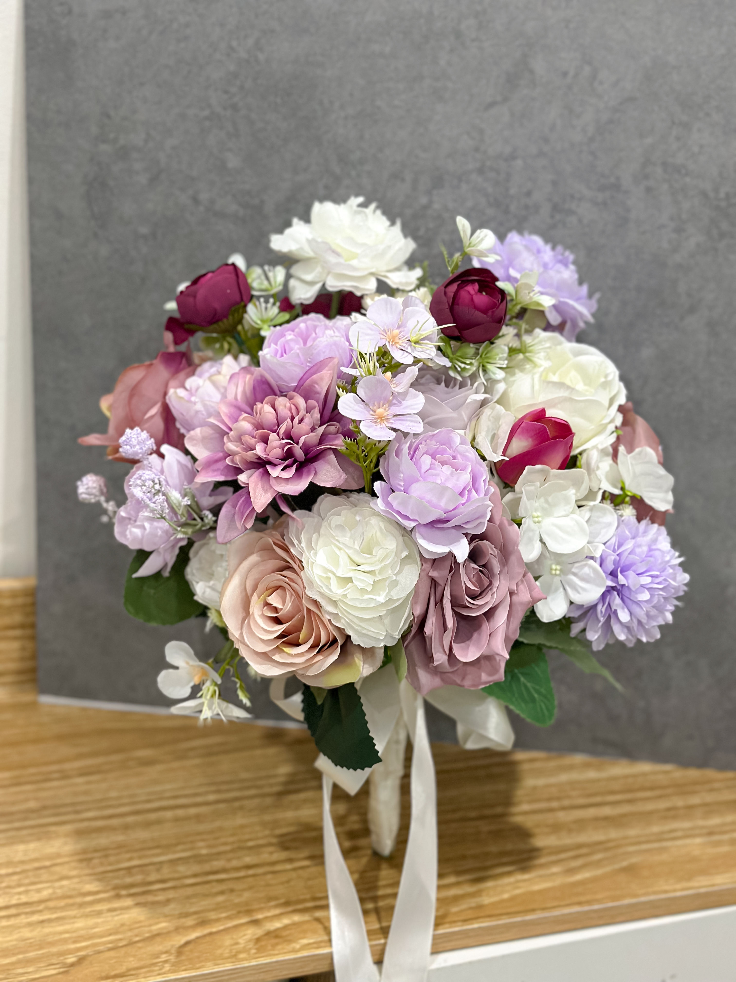 Rent - Artificial Handtied Soft Purple White