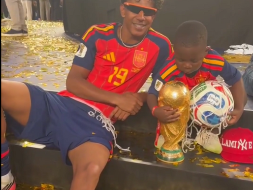 Lamine Yamal’s Little Brother Shares Heartwarming Moment With World Cup Trophy