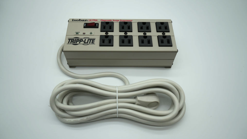 8 outlet Tripp Lite surge suppressor for sale