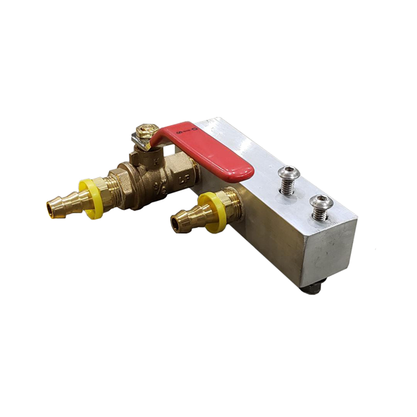 A stellar industries air drain manifold with a white background