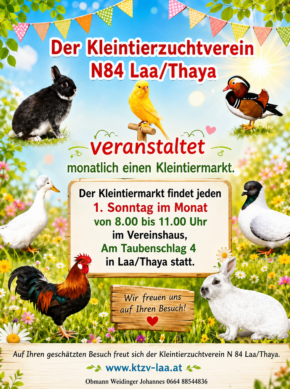 Jungtierschau Flyer