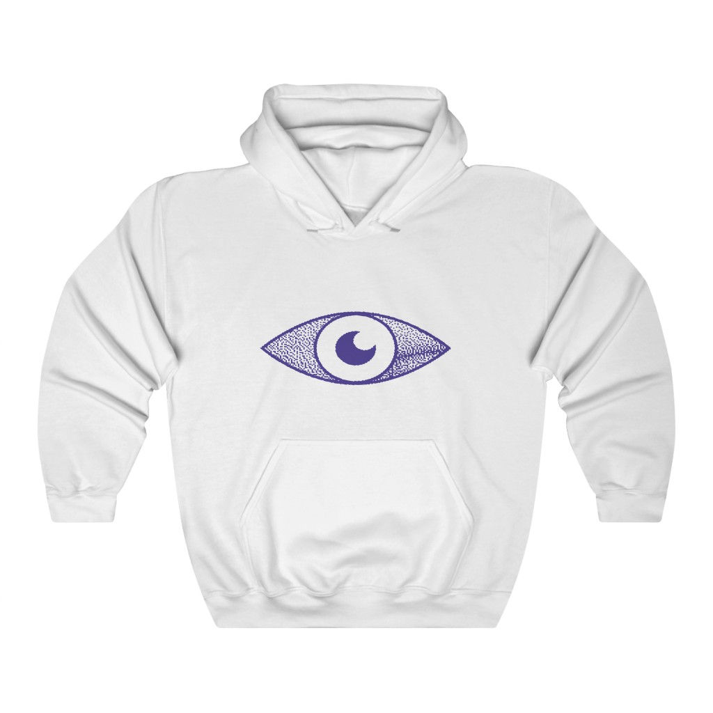 Leave Your Ego - Omar Basaad ™ Hooded Sweatshirt (white) (Unisex)