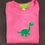 Thumbnail: Green Dino T-shirt Top (short & long sleeve) 3 - 36 months, 3 - 4 & 5 - 6 years