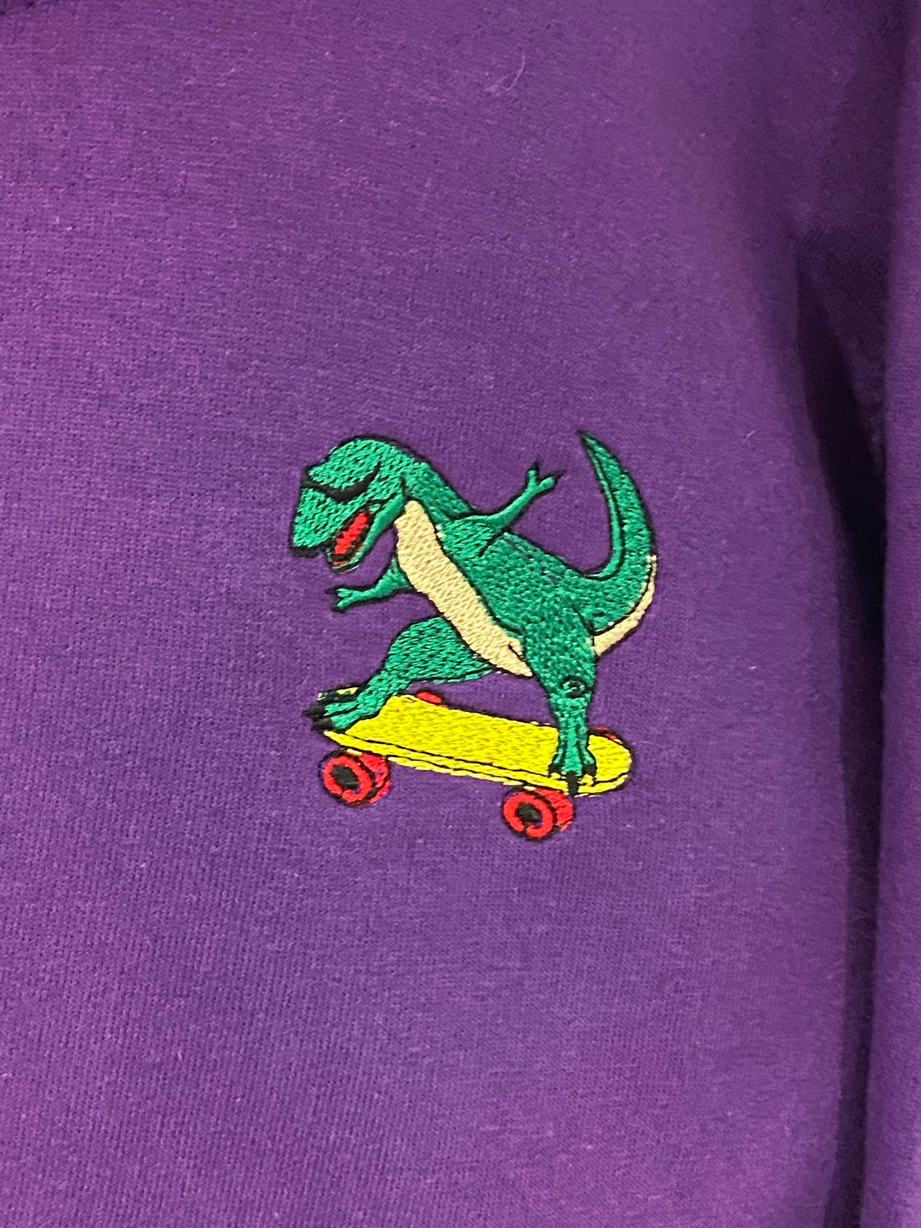 Skateboard Dino Hoodie 1 - 2, 3 - 4, 5 - 6, 7 - 8 years