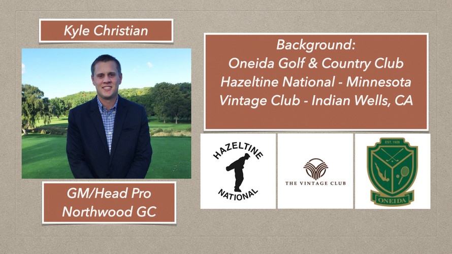 Head Pro at Northwood Golf Club