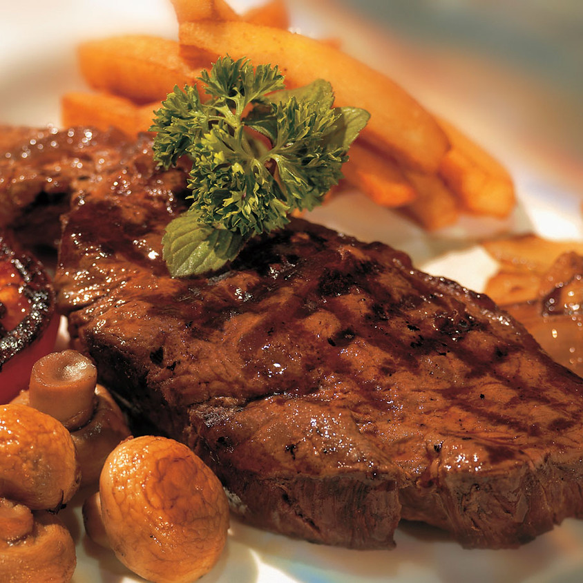 Steak night. Booking esssential, see below for prices