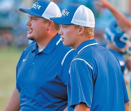 Cyril coach Trevor Knight, at left File Photo-Gerardo Bello/Staff