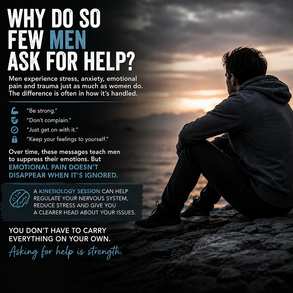 Why do so few men ask for help?