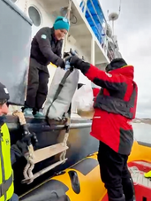 Antártica Dia 1: A bordo do Hans Hansson