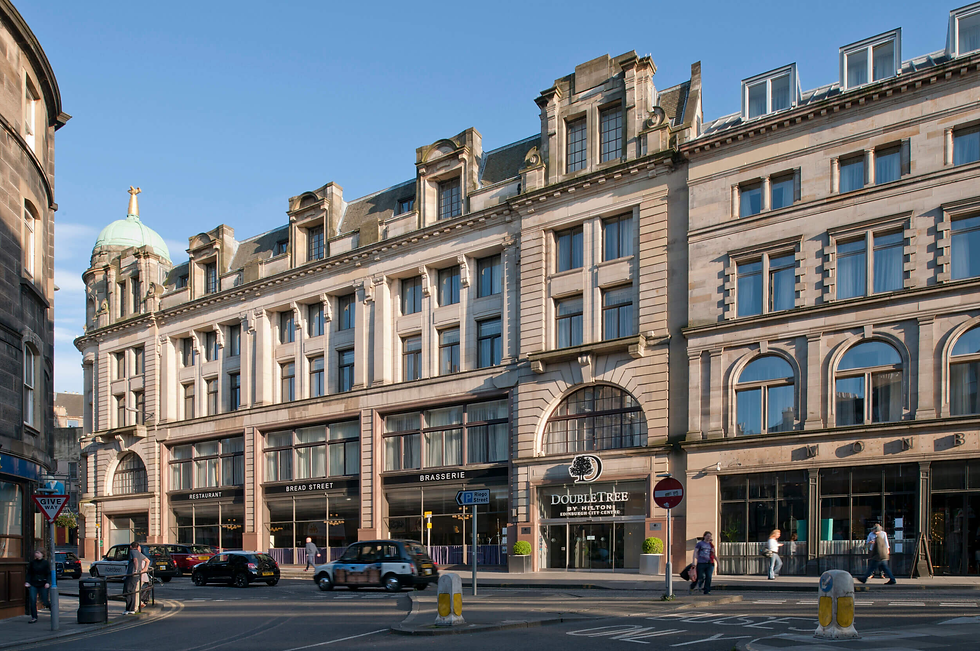 front of hotel
