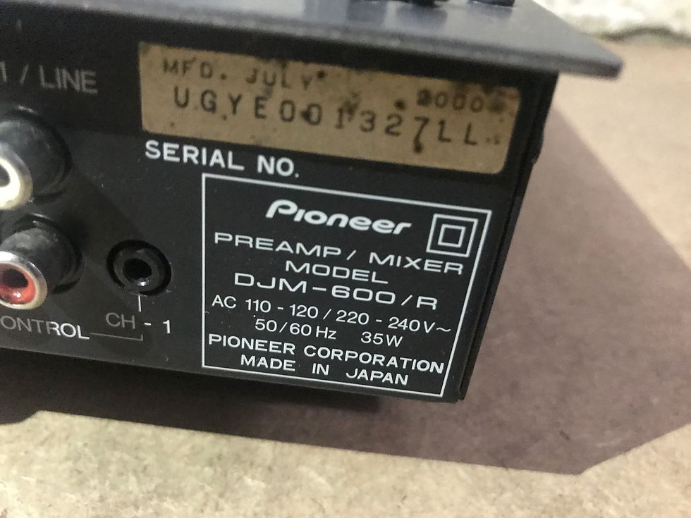 縮圖：Pioneer DJM600 dj mixer