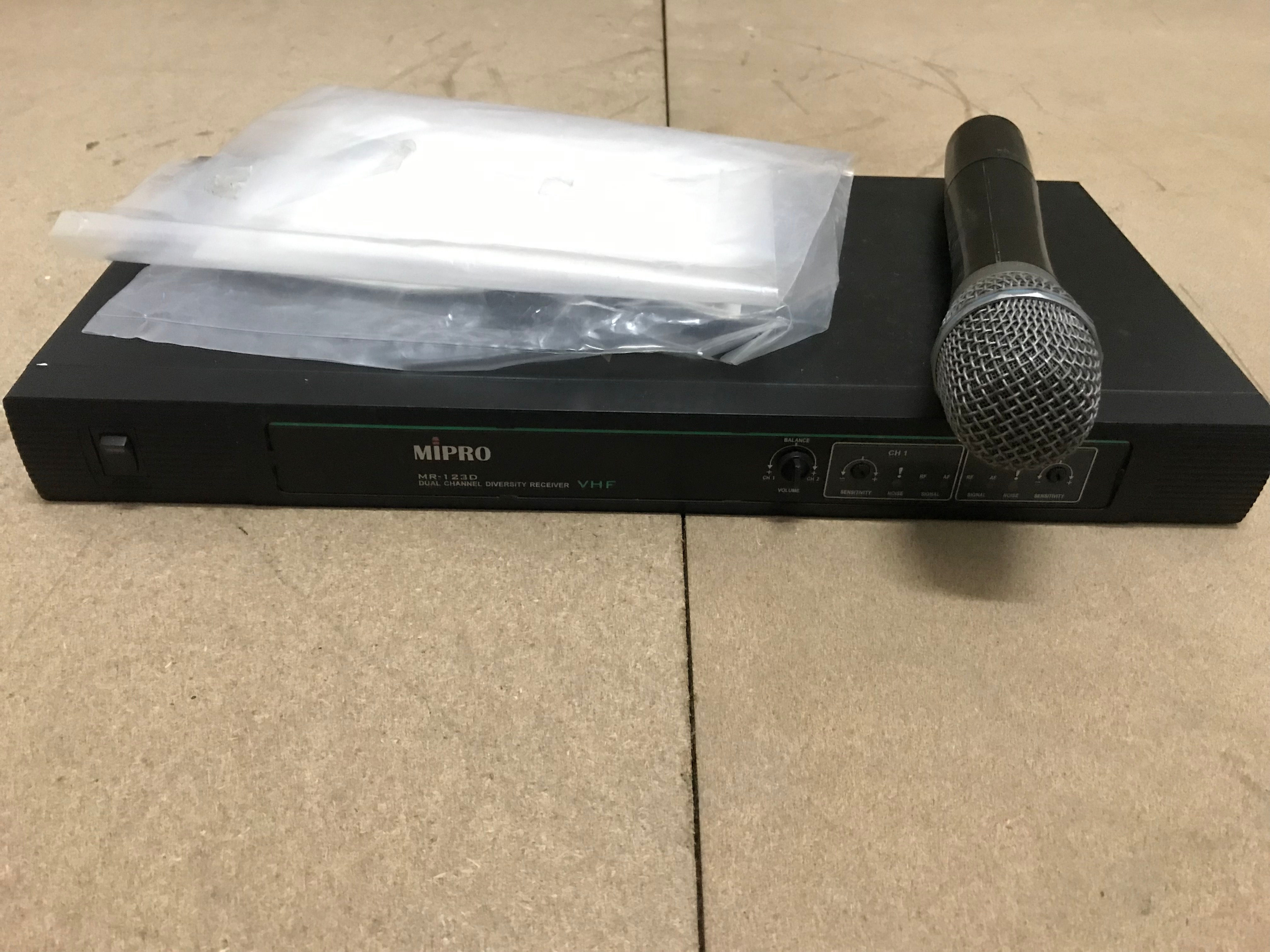 mipro mr123d wireless mic(無線mic)