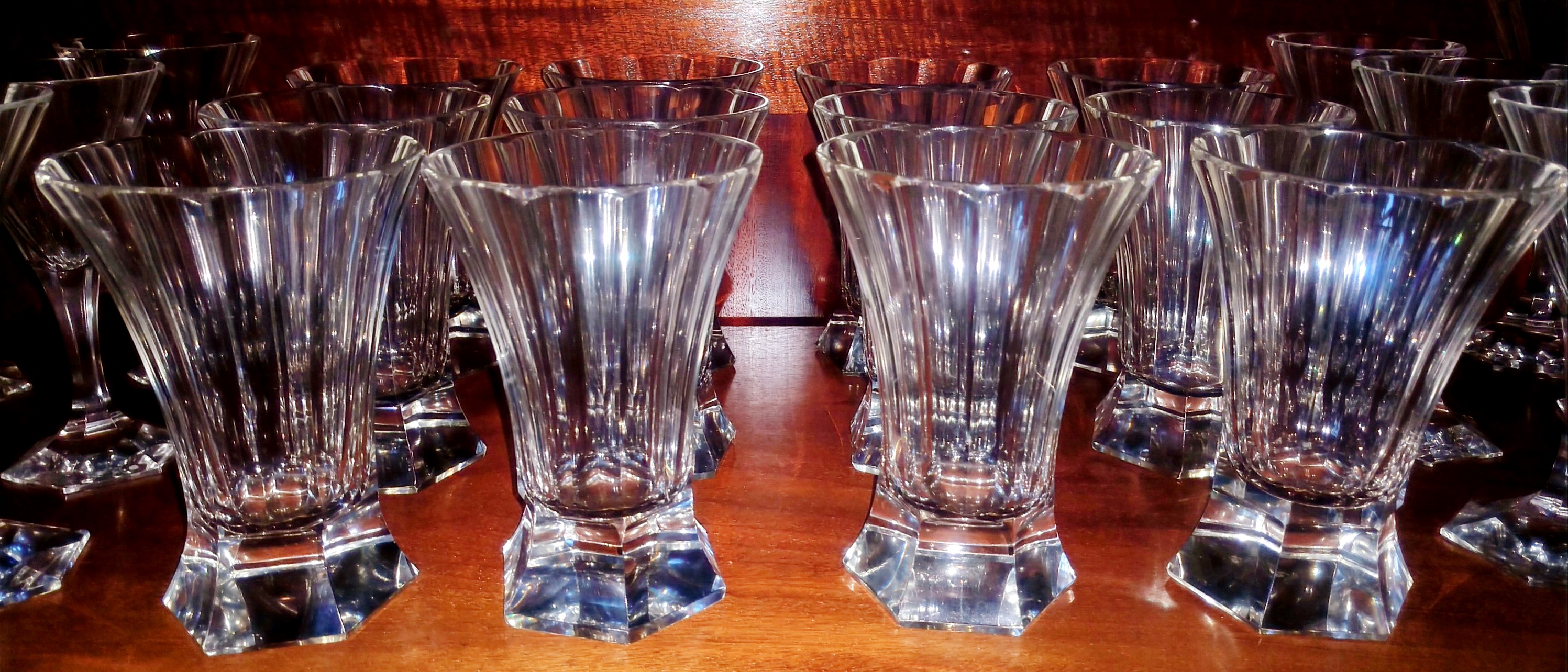 Rare Suite of Moser Glassware