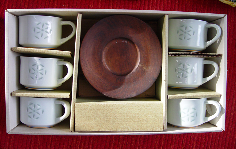 Japanese Rice Grain Tea Set with Woo