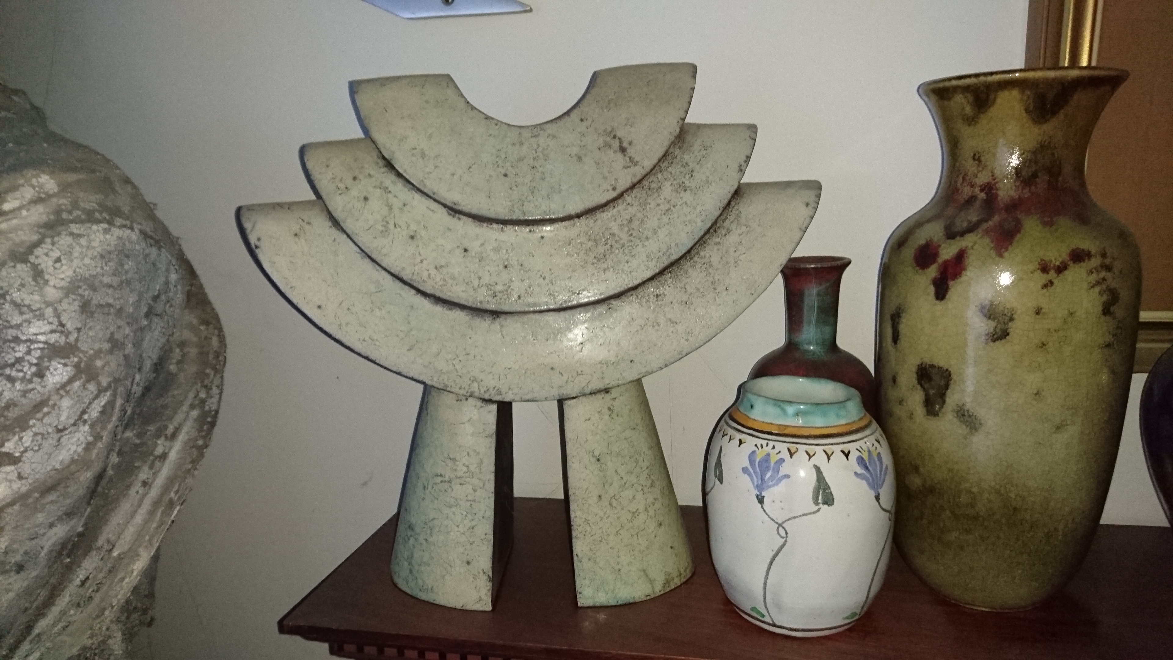 Helen Van Dongen Raku Sculpture