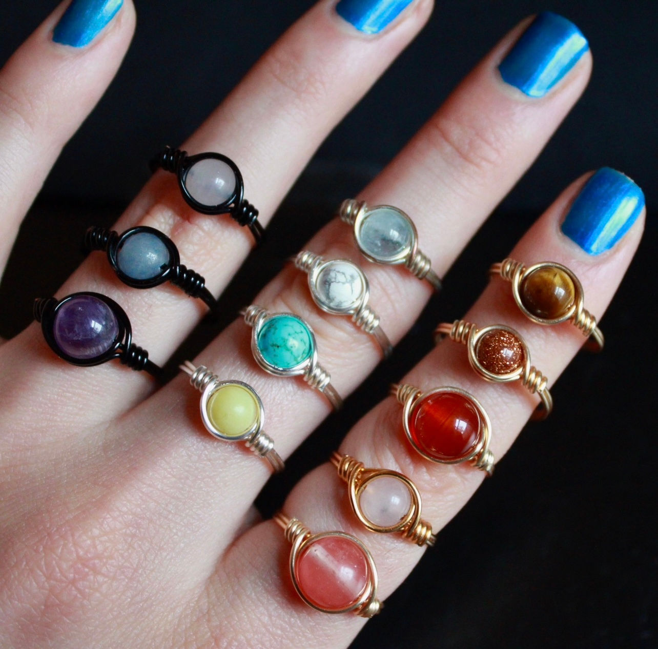Crystal Rings