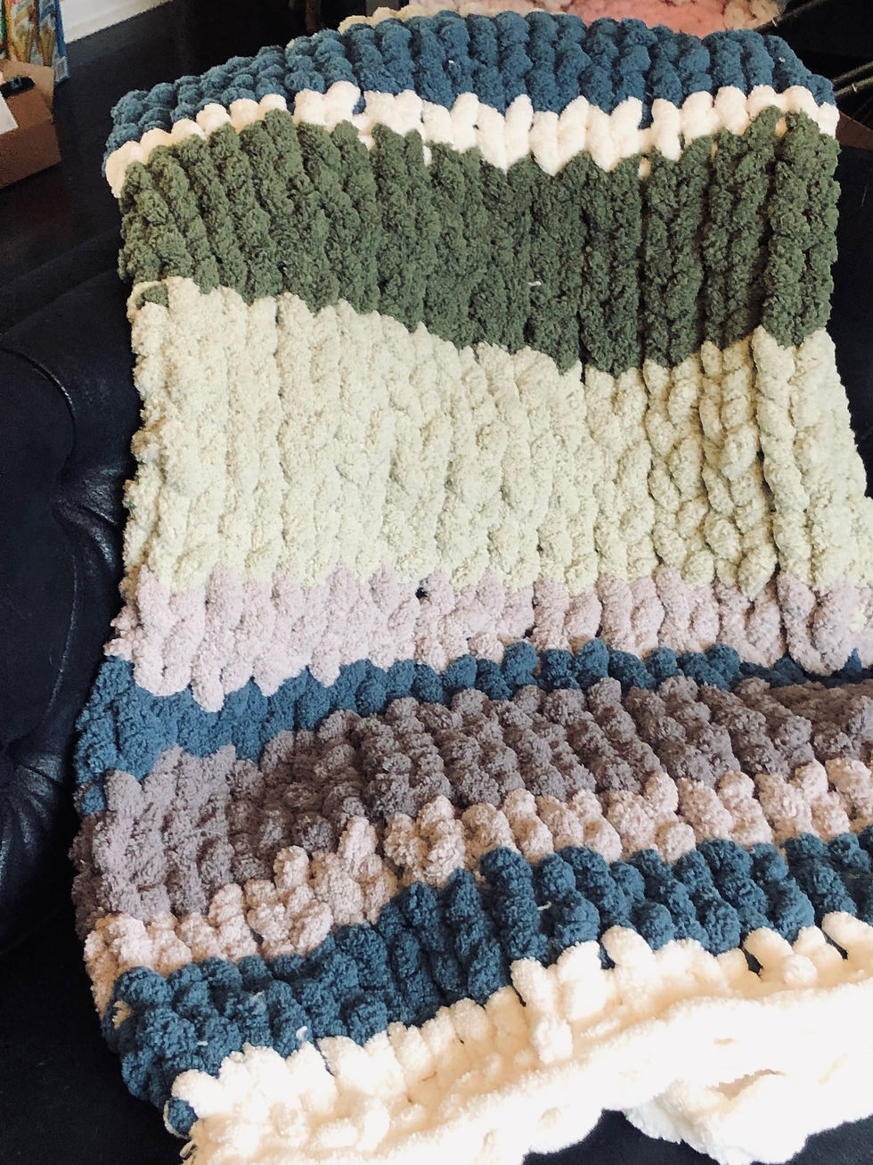 Thumbnail: Blue Boho Blanket