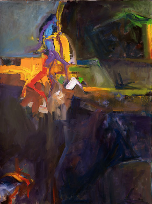 Intersection 
oil on canvas