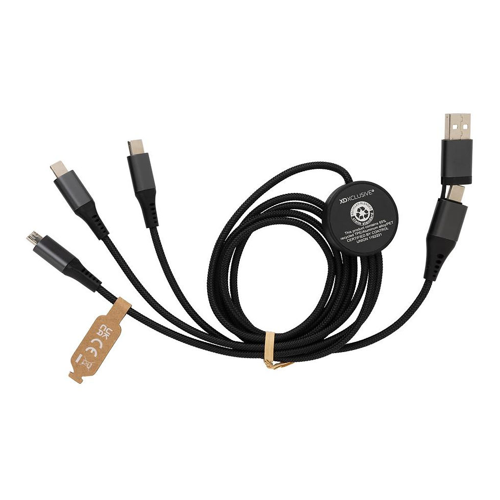 Miniaturbild: Terra RCS 120 cm 6 in 1 Kabel aus recyceltem Aluminium Terra RCS