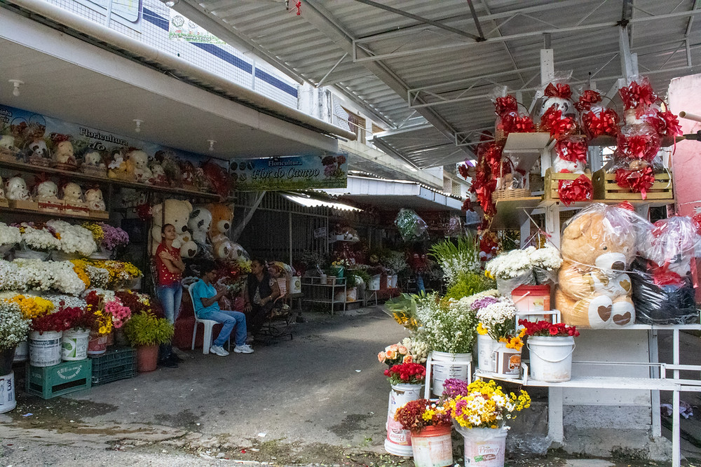 Nem tudo é flores A vida de quem vende flores na feira de CG
