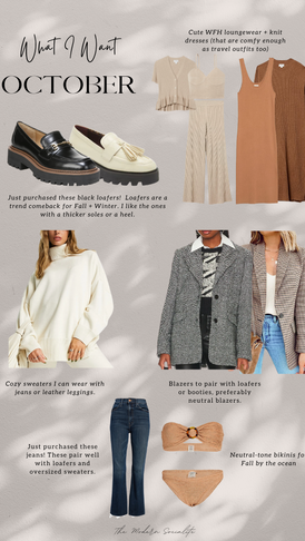 What I Want: Fall Fashion Trends I Like (October 2022)