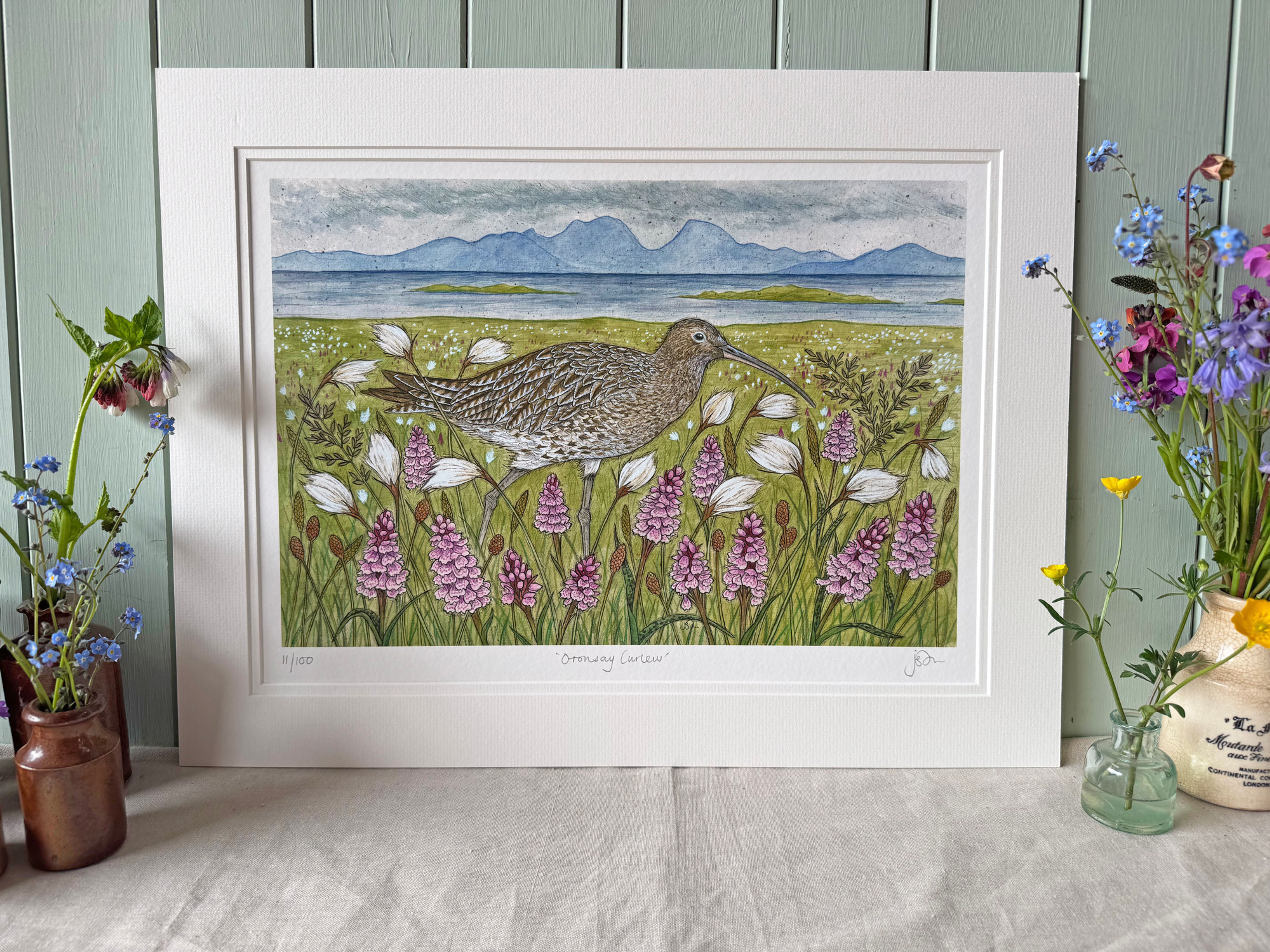 Oronsay Curlew Limited Edition Print