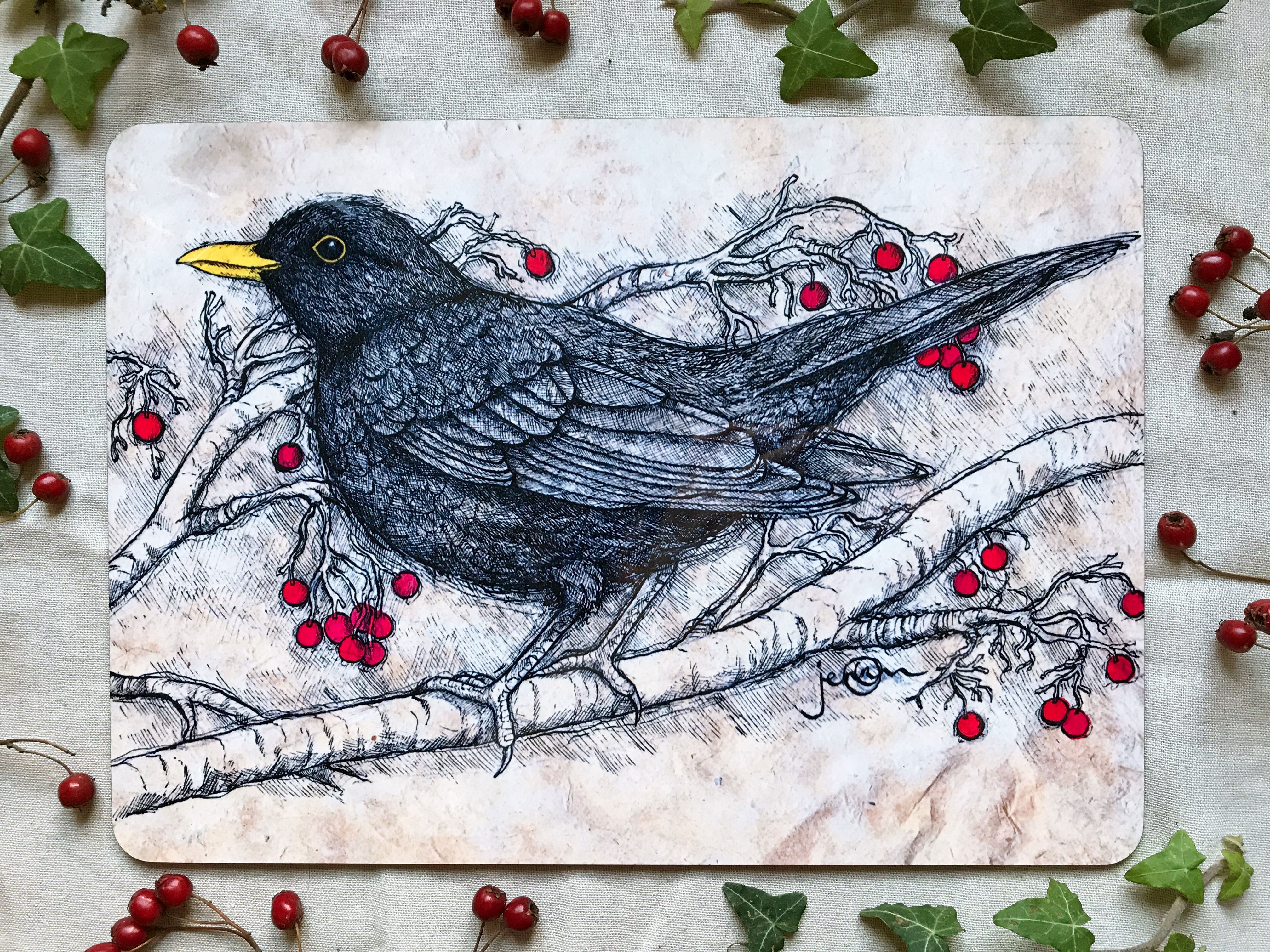 Blackbird Placemat