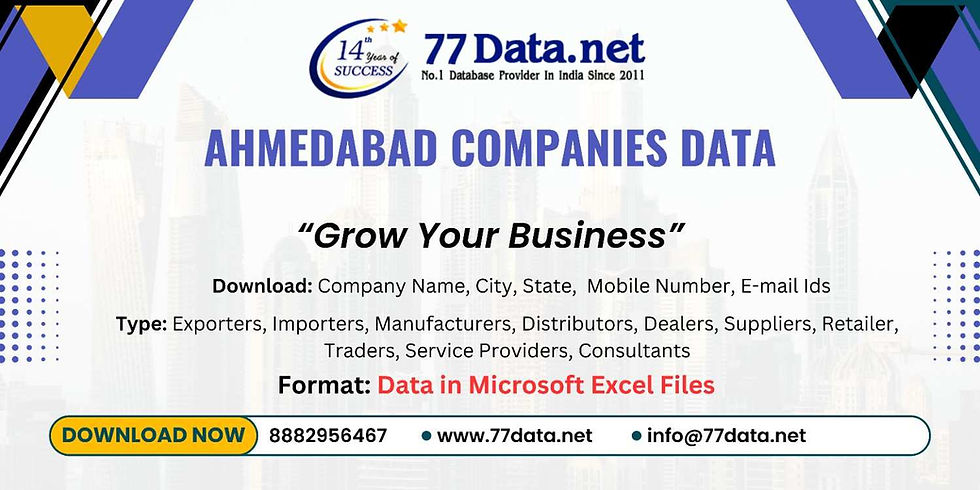 list of manufacturing companies in Ahmedabad