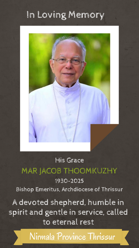 In loving Memory- Mar Jacob Thoomkuzhy