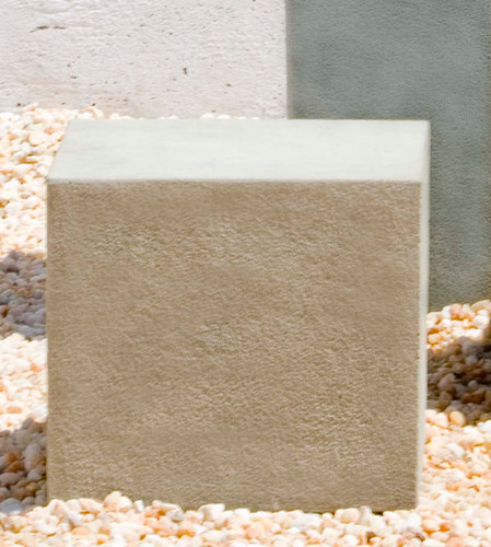 Short Square Textured Pedestal