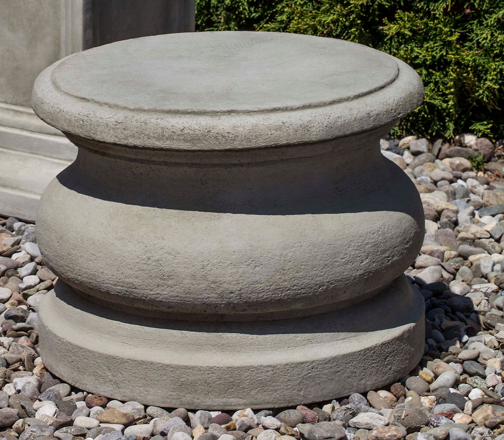 Low Round Plain Pedestal