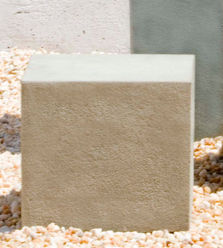 Short Square Textured Pedestal