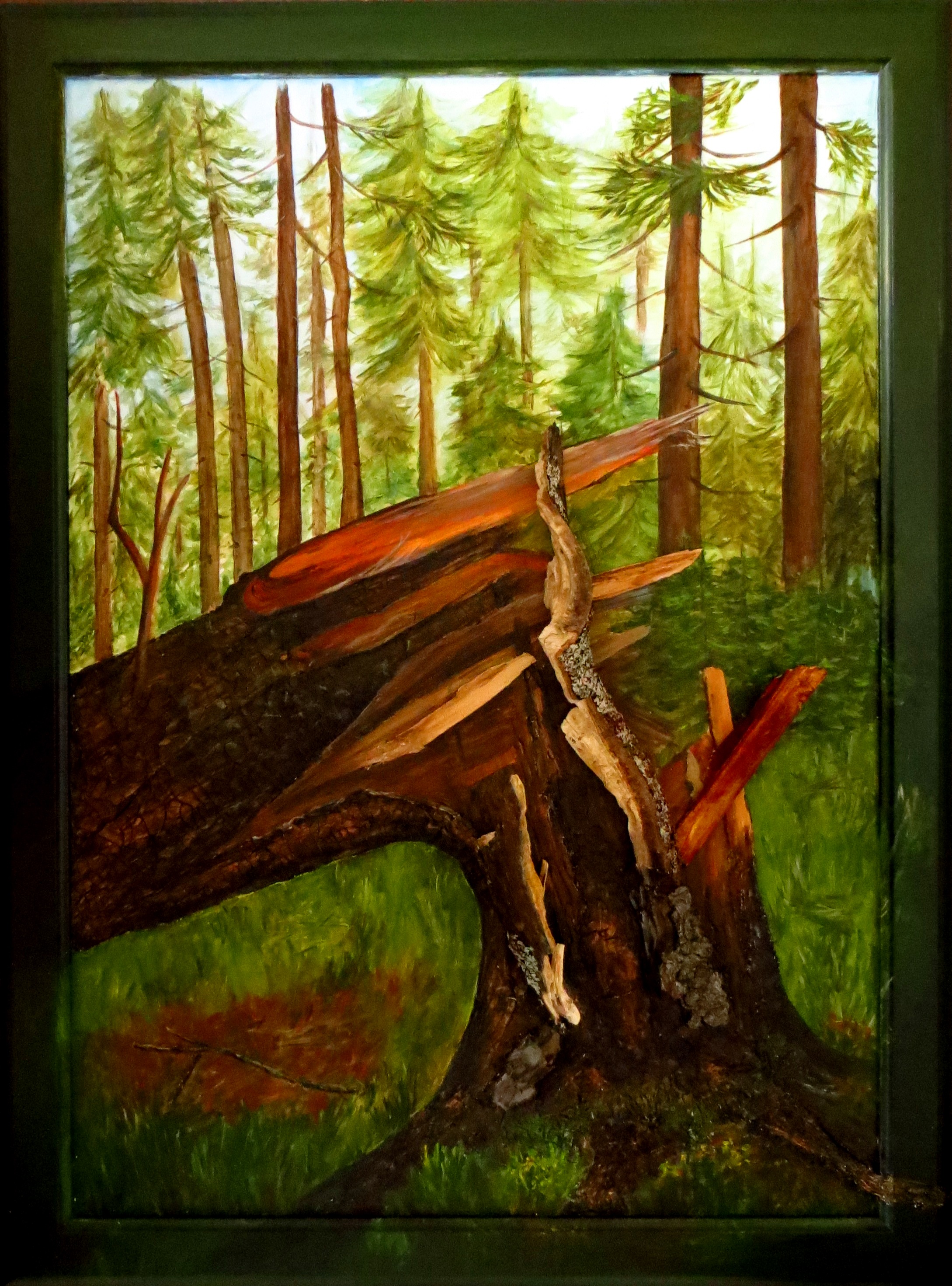 Windkraft (56x76 Acryl auf Malpappe)