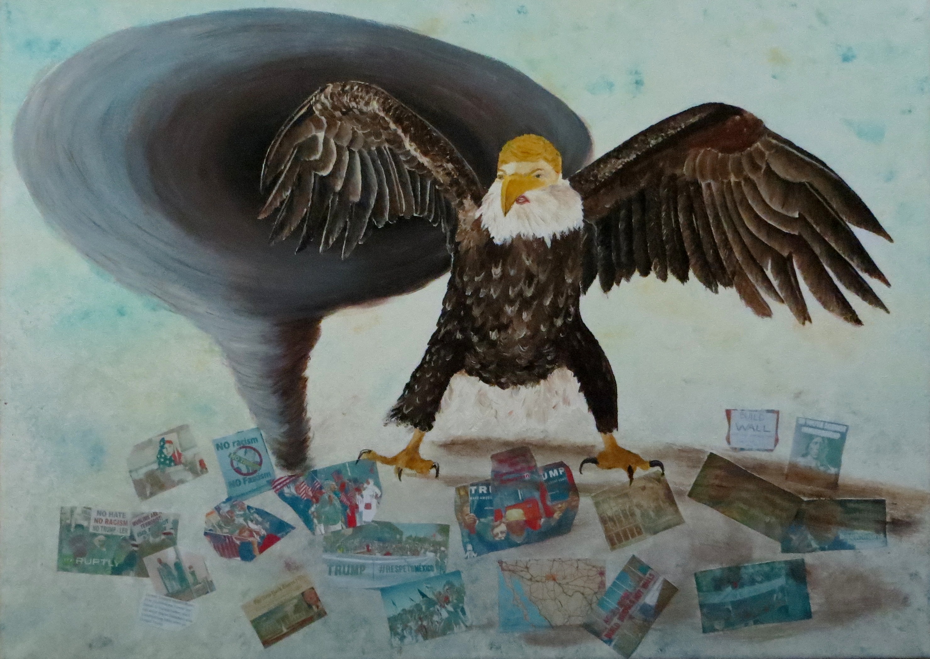 Das Trumpeltier (50x70) Acryl auf Leinwa