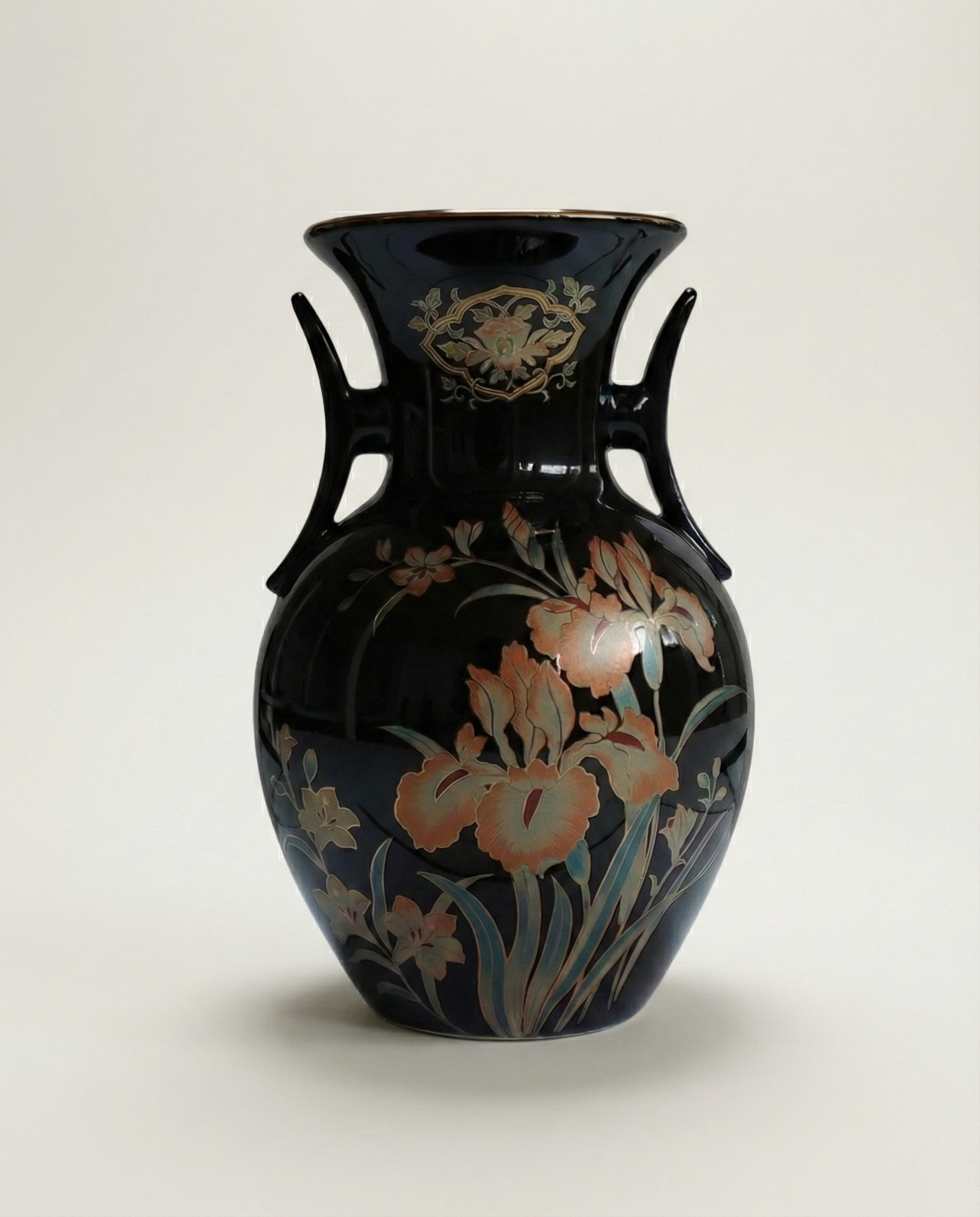 Large Black Vase
