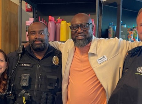 Quarles, Police Officers & Former Mayor Melinda Bales