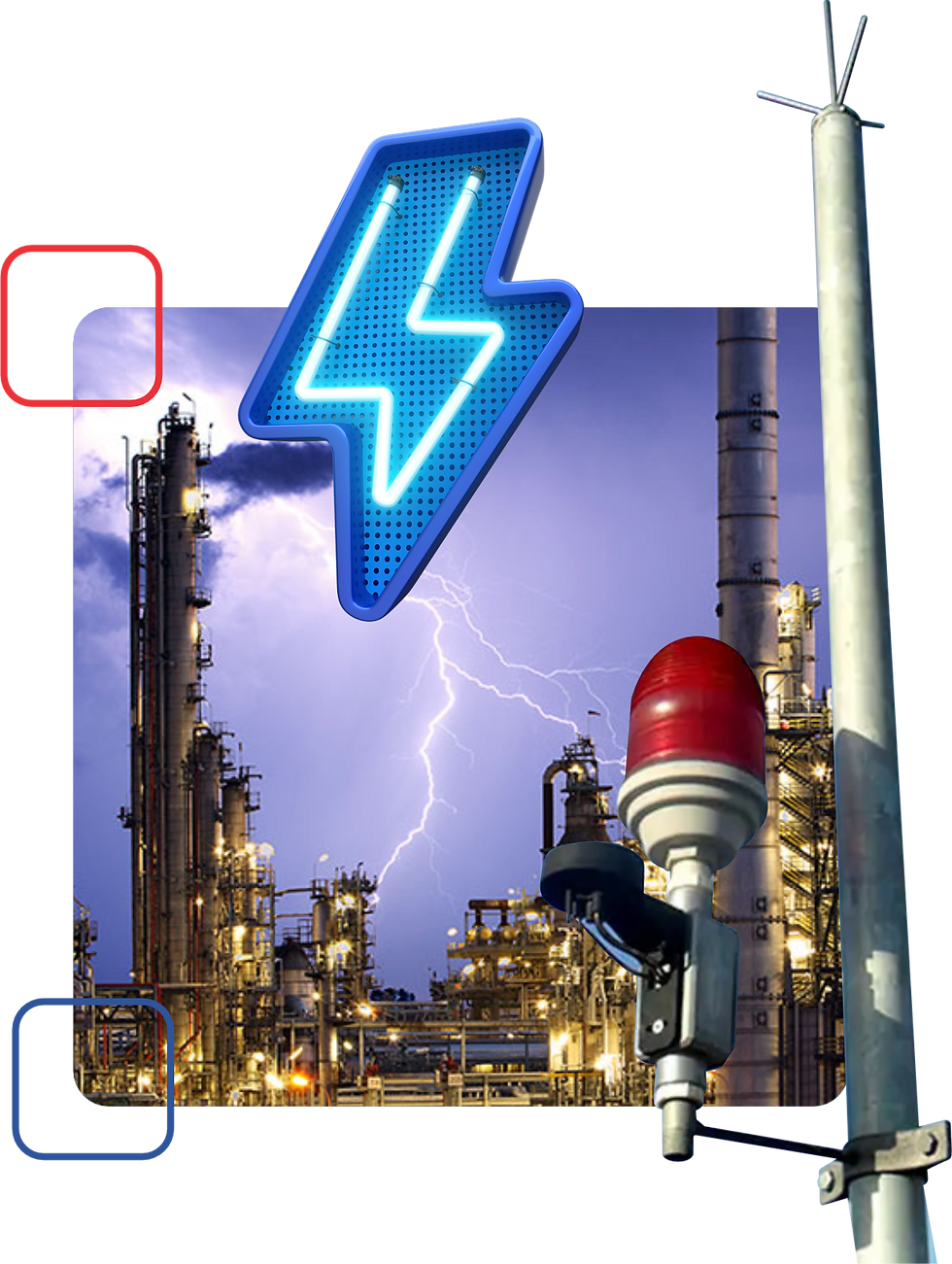 SPDA - Sistema de Proteção Contra Descargas Atmosféricas - Para Raios